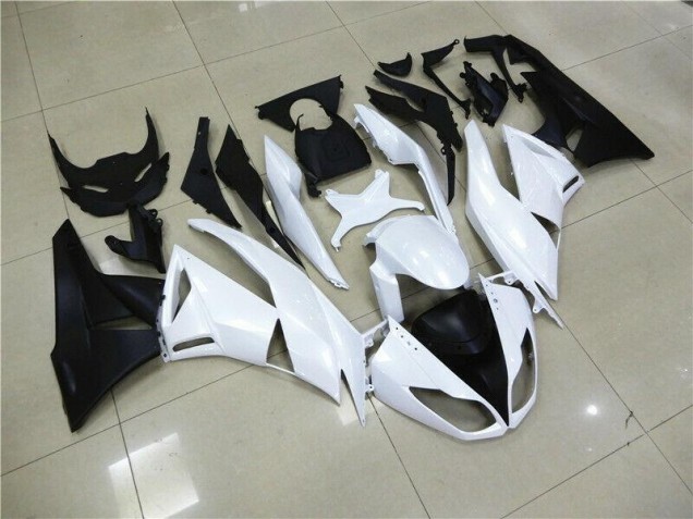 2009-2012 Weiß Kawasaki ZX6R Motorrad Verkleidung 2009-2012 Weiß Kawasaki ZX6R Motorrad Verkleidung