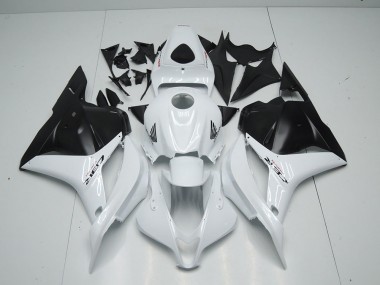 2009-2012 Weiß Matt Schwarz Honda CBR600RR Motorrad Verkleidung