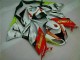 2009-2012 Weiß Rot H. Energy Kawasaki ZX6R Motorrad Verkleidung 2009-2012 Weiß Rot H. Energy Kawasaki ZX6R Motorrad Verkleidung