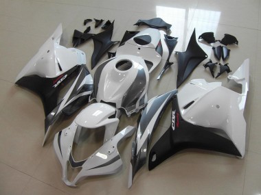 2009-2012 Weiß Schwarz Grau Honda CBR600RR Motorrad Verkleidung