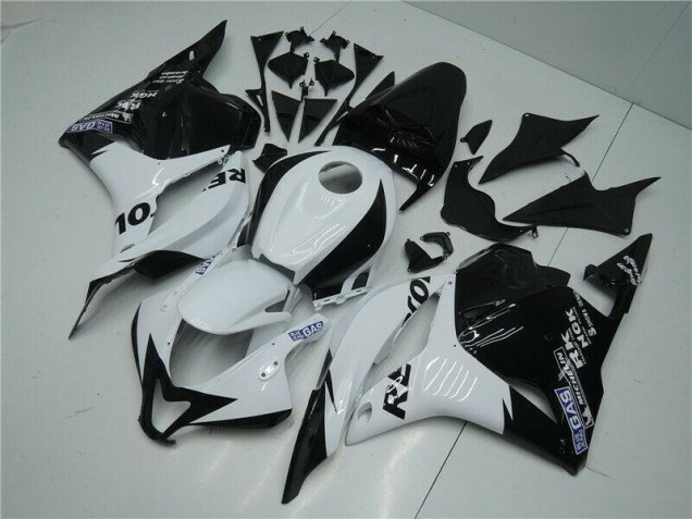 2009-2012 Weiß Schwarz Honda CBR600RR Motorrad Verkleidungen 2009-2012 Weiß Schwarz Honda CBR600RR Motorrad Verkleidungen