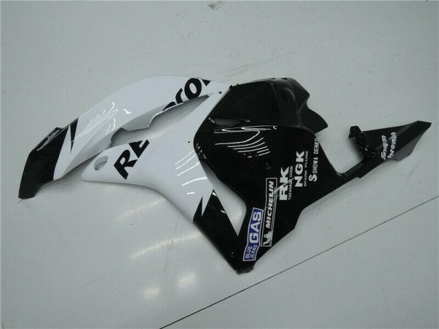 2009-2012 Weiß Schwarz Honda CBR600RR Motorrad Verkleidungen 2009-2012 Weiß Schwarz Honda CBR600RR Motorrad Verkleidungen
