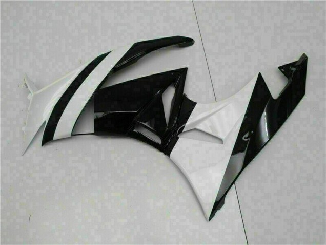 2009-2012 Weiß Schwarz Kawasaki ZX6R Motorrad Verkleidung 2009-2012 Weiß Schwarz Kawasaki ZX6R Motorrad Verkleidung