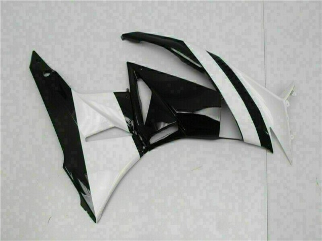 2009-2012 Weiß Schwarz Kawasaki ZX6R Motorrad Verkleidung 2009-2012 Weiß Schwarz Kawasaki ZX6R Motorrad Verkleidung