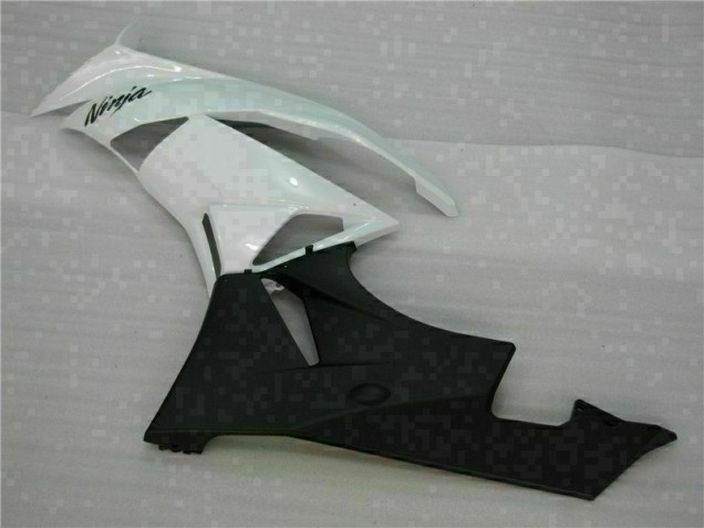 2009-2012 Weiß Schwarz Kawasaki ZX6R Motorrad Verkleidungen 2009-2012 Weiß Schwarz Kawasaki ZX6R Motorrad Verkleidungen