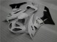 2009-2012 Weiß Schwarz Ninja Kawasaki ZX6R Motorrad Verkleidung 2009-2012 Weiß Schwarz Ninja Kawasaki ZX6R Motorrad Verkleidung