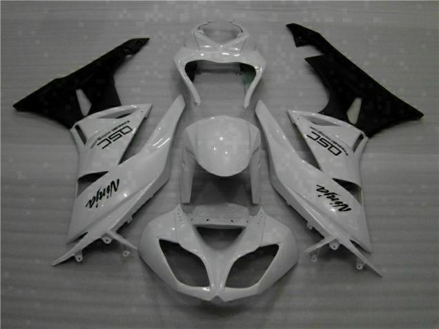 2009-2012 Weiß Schwarz Ninja Kawasaki ZX6R Motorrad Verkleidung 2009-2012 Weiß Schwarz Ninja Kawasaki ZX6R Motorrad Verkleidung