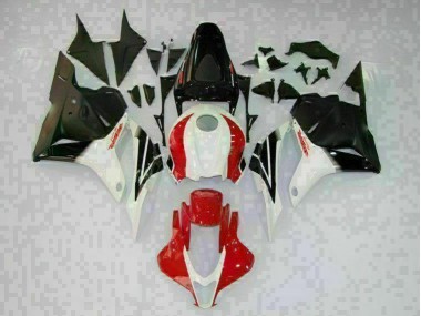 2009-2012 Weiß Schwarz Rot Honda CBR600RR Motorrad Verkleidung