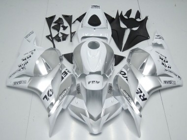 2009-2012 Weiß Silber Repsol Honda CBR600RR Motorrad Verkleidung
