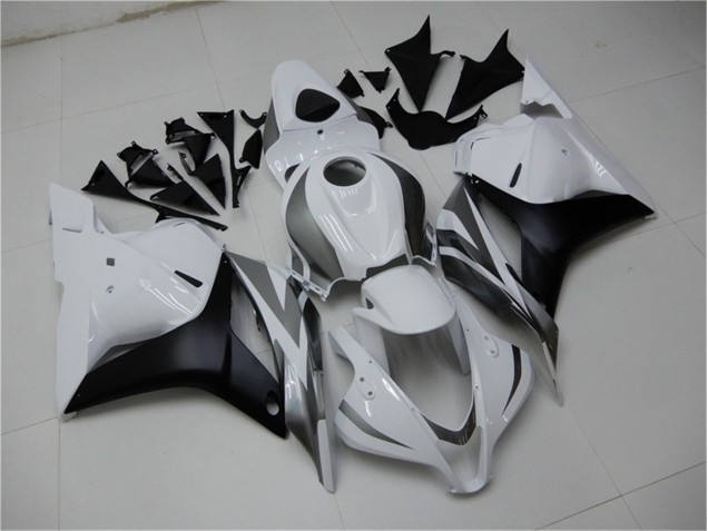 2009-2012 Weiß Silber Schwarz Honda CBR600RR Motorrad Verkleidung 2009-2012 Weiß Silber Schwarz Honda CBR600RR Motorrad Verkleidung