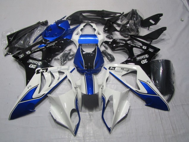 2009-2014 Blau Weiß BMW S1000RR Motorrad Verkleidung 2009-2014 Blau Weiß BMW S1000RR Motorrad Verkleidung