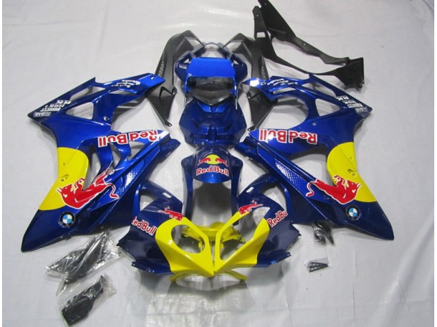 2009-2014 Gelb Blau Red Bull BMW S1000RR Motorrad Verkleidung 2009-2014 Gelb Blau Red Bull BMW S1000RR Motorrad Verkleidung