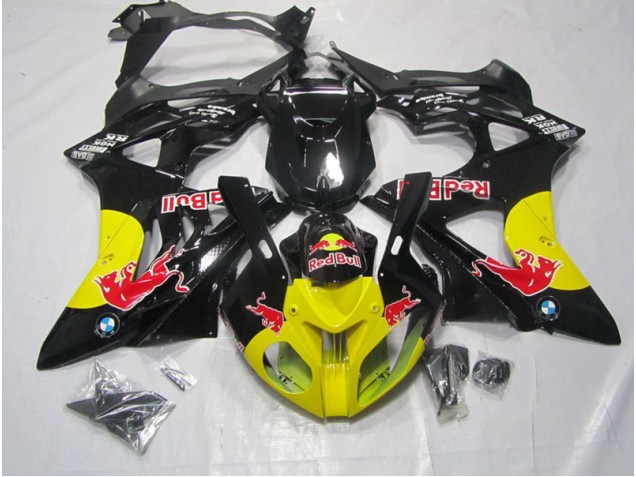 2009-2014 Gelb Schwarz Red Bull BMW S1000RR Motorrad Verkleidung 2009-2014 Gelb Schwarz Red Bull BMW S1000RR Motorrad Verkleidung