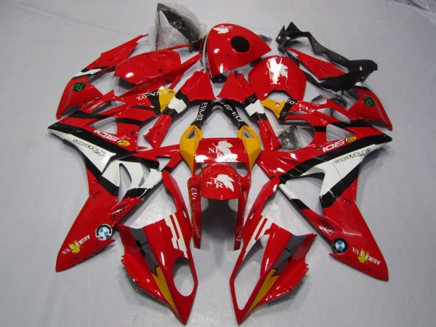 2009-2014 Rot Weiß BMW S1000RR Motorrad Verkleidung 2009-2014 Rot Weiß BMW S1000RR Motorrad Verkleidung