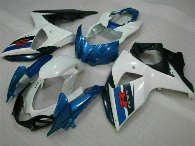 2009-2016 Blau Weiß Suzuki GSXR 1000 Motor Verkleidung 2009-2016 Blau Weiß Suzuki GSXR 1000 Motor Verkleidung