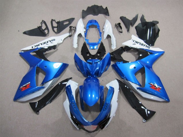 2009-2016 Blau Weiß Suzuki GSXR 1000 Motorrad Verkleidung Komplett Sets 2009-2016 Blau Weiß Suzuki GSXR 1000 Motorrad Verkleidung Komplett Sets