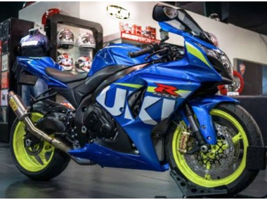 2009-2016 Blau Weiß Suzuki GSXR 1000 Motorrad Verkleidung