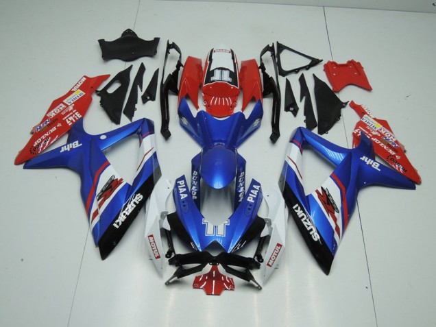 2009-2016 Blau und Rot Suzuki GSXR 1000 Motorrad Verkleidung 2009-2016 Blau und Rot Suzuki GSXR 1000 Motorrad Verkleidung