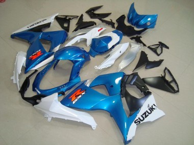 2009-2016 Blaur und weißer OEM Stil Suzuki GSXR 1000 Motorrad Verkleidung