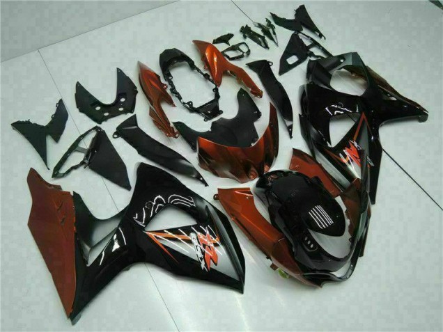 2009-2016 Braun Schwarz Suzuki GSXR 1000 Motorrad Verkleidung 2009-2016 Braun Schwarz Suzuki GSXR 1000 Motorrad Verkleidung
