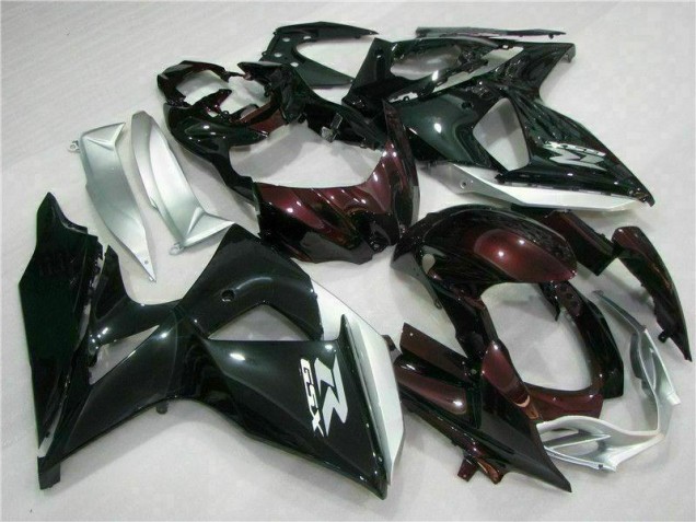 2009-2016 Braun Schwarz Suzuki GSXR 1000 Motorrad Verkleidungen 2009-2016 Braun Schwarz Suzuki GSXR 1000 Motorrad Verkleidungen