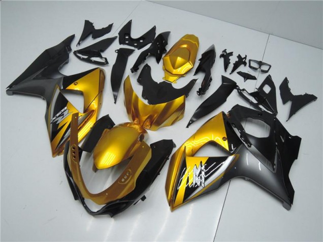2009-2016 Gold Schwarz Suzuki GSXR 1000 Motorrad Verkleidung 2009-2016 Gold Schwarz Suzuki GSXR 1000 Motorrad Verkleidung