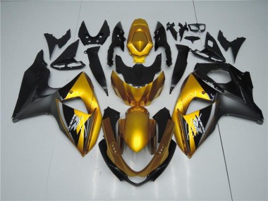 2009-2016 Gold Schwarz Suzuki GSXR 1000 Motorrad Verkleidung