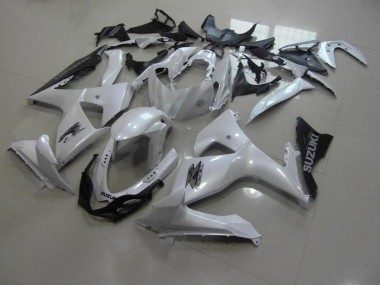2009-2016 Perl Weiß und Schwarz Suzuki GSXR 1000 Motorrad Verkleidung