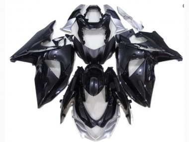 2009-2016 Schwarz Silber Suzuki GSXR 1000 Motorrad Verkleidung