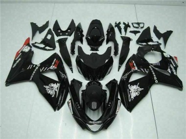 2009-2016 Schwarz Suzuki GSXR 1000 Motorrad Verkleidung & Plastik