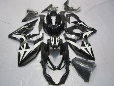 2009-2016 Schwarz Weiß Suzuki GSXR 1000 Motorrad Verkleidungen