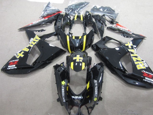 2009-2016 Schwarzer Rizla Holzfäller Suzuki GSXR 1000 Motorrad Verkleidung 2009-2016 Schwarzer Rizla Holzfäller Suzuki GSXR 1000 Motorrad Verkleidung