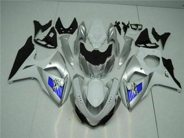 2009-2016 Silber Weiß Suzuki GSXR 1000 Motorrad Verkleidung 2009-2016 Silber Weiß Suzuki GSXR 1000 Motorrad Verkleidung