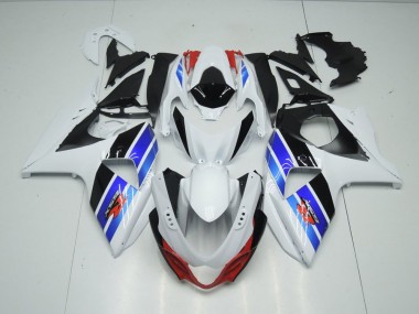 2009-2016 Weiß Blau Schwarz Suzuki GSXR 1000 Motorrad Verkleidung