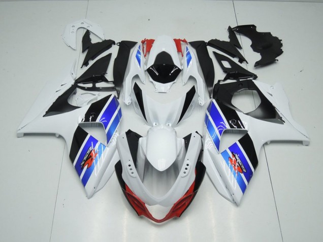 2009-2016 Weiß Blau Schwarz Suzuki GSXR 1000 Motorrad Verkleidung