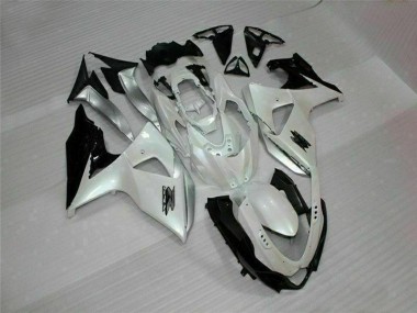 2009-2016 Weiß Schwarz Suzuki GSXR 1000 Motorrad Verkleidung