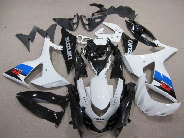 2009-2016 Weiß Schwarz Suzuki GSXR 1000 Motorrad Verkleidung & Plastik
