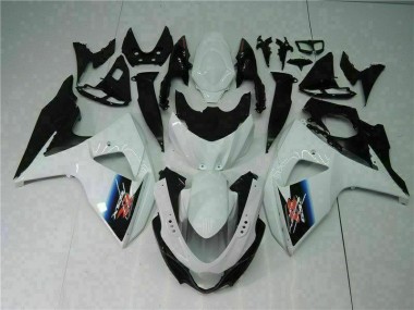 2009-2016 Weiß Schwarz Suzuki GSXR 1000 Motorrad Vollverkleidung