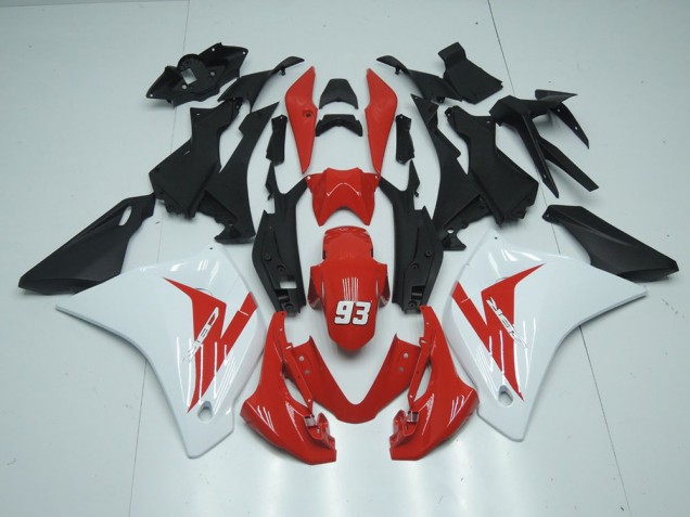 2011-2013 Rot Weiß 93 Honda CBR125R Motorrad Verkleidung 2011-2013 Rot Weiß 93 Honda CBR125R Motorrad Verkleidung