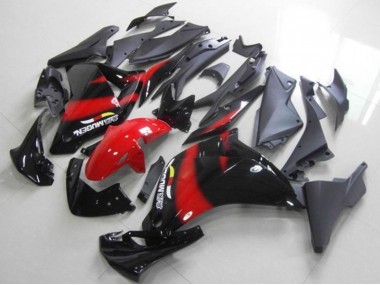 2011-2013 Schwarz Rot Honda CBR250RR Motorrad Verkleidung