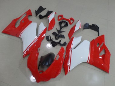 2011-2014 Rot Weiß Ducati 1199 Motorrad Verkleidung