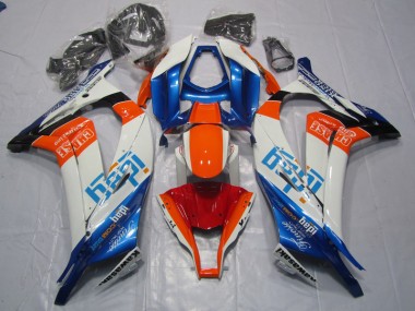 2011-2015 Blau Orange Kawasaki ZX10R Motorrad Verkleidung