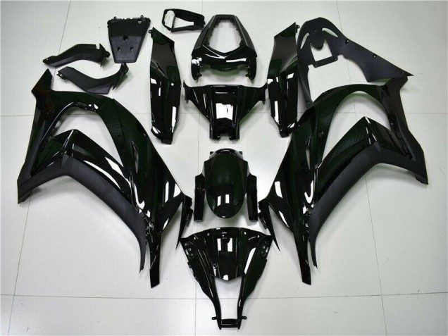 2011-2015 Glänzend Schwarz Kawasaki ZX10R Motorrad Verkleidung 2011-2015 Glänzend Schwarz Kawasaki ZX10R Motorrad Verkleidung