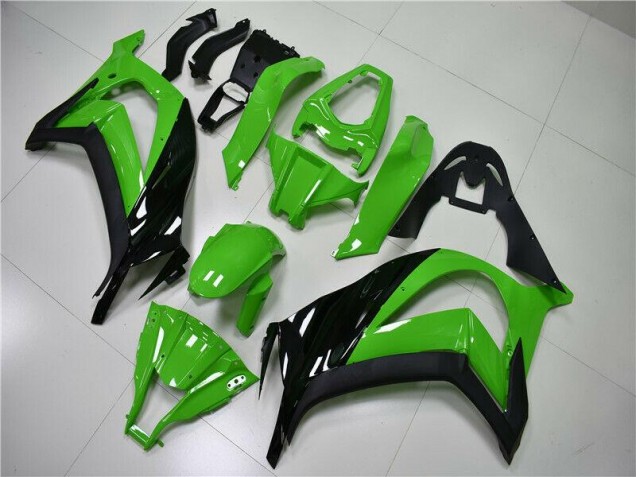2011-2015 Grün Schwarz Kawasaki ZX10R Motorrad Vollverkleidung 2011-2015 Grün Schwarz Kawasaki ZX10R Motorrad Vollverkleidung