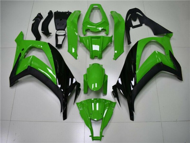 2011-2015 Grün Schwarz Kawasaki ZX10R Motorrad Vollverkleidung 2011-2015 Grün Schwarz Kawasaki ZX10R Motorrad Vollverkleidung
