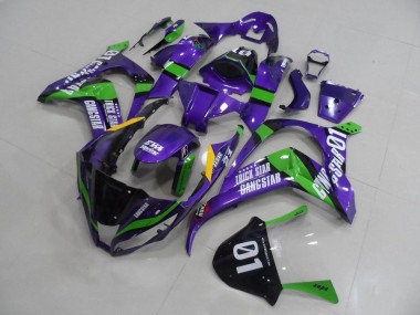 2011-2015 Lila Eva Kawasaki ZX10R Motorrad Verkleidung