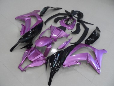 2011-2015 Rosa und Schwarz Kawasaki ZX10R Motorrad Verkleidung