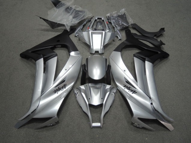 2011-2015 Silber Schwarz Ninja Kawasaki ZX10R Motorrad Verkleidung 2011-2015 Silber Schwarz Ninja Kawasaki ZX10R Motorrad Verkleidung