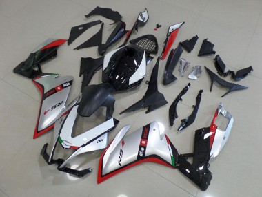 2011-2018 Schwarz Silber Rot Aprilia RS4 50 125 Motorrad Verkleidungen