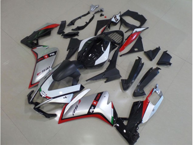 2011-2018 Schwarz Silber Rot Aprilia RS4 50 125 Motorrad Vollverkleidung